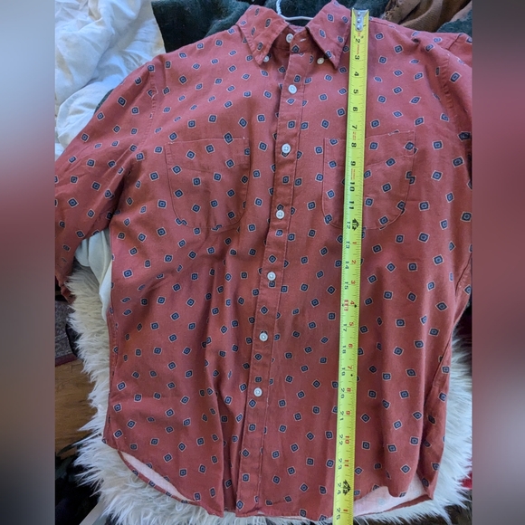 J. CREW mens Cotton-wool challis two-pocket shirt - Picture 6 of 7